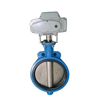 Wafer Type Electric Butterfly Valve DN 250mm For Drink Water / Air